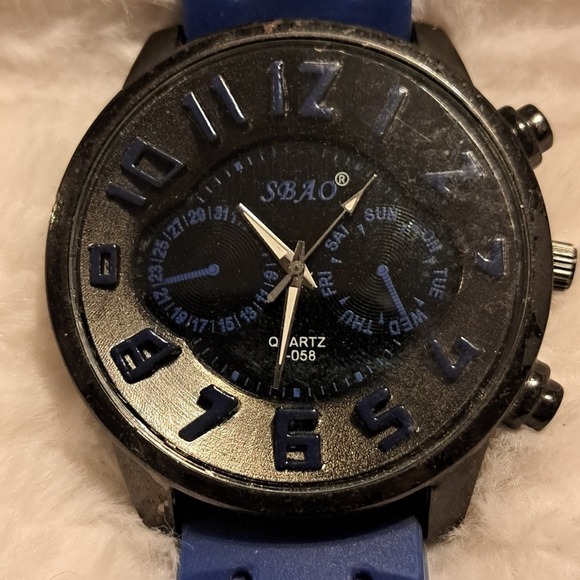 Men watch Preowned Quartz Stainless steel - Picture 3 of 5